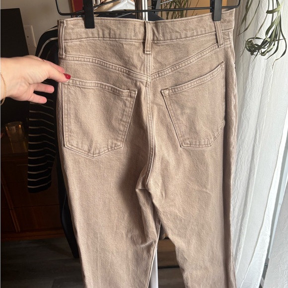 Abercrombie & Fitch Women’s Jeans 28 Beige The 90s Straight Ultra High Rise - Picture 5 of 7